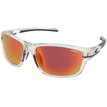 O'Neill ONS 9021 2.0 Polarized Square Sunglasses - Clear Crystal Frame, Medium Size, Prescription or Non-Prescription