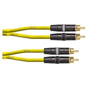 Cordial CEON DJ RCA 1.5m Yellow Audio Cable (RCA to RCA)
