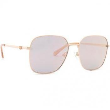 Chiara Ferragni CF 1003/S K67 Square Metal Sunglasses - Rose Gold, Prescription or Non-Prescription, Online Try-On