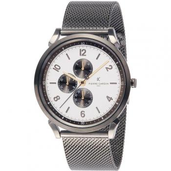 Pierre Cardin Gray Silver Men Watch
