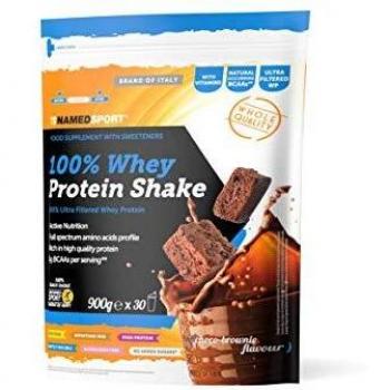 PROTEINA NAMEDSPORT 100% WHEY SHAKE BROW. 900G