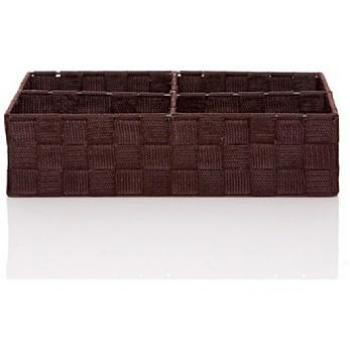 Compactor Organizador de cajón 4 huecos, Color chocolate, Tamaño, 32 x 25 x 8 cm, RAN5256