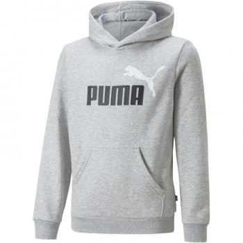 Sudadera Infantil Puma Ess+ 2 Col Big Logo Gris claro