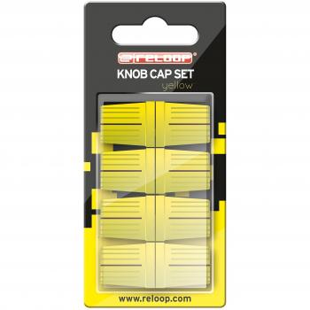 Reloop Yellow Knob Cap Set - 8 Caps for DJ Equipment