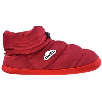 Zapatillas de casa cerradas unisex con suela de goma - Nuvola Party Red