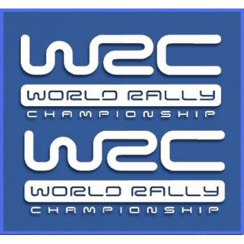 Ecoshirt Pegatinas WRC Rally Dr1009 Vinilo Adesivi Decal Aufkleber Клей Stickers Car Voiture, Blanco