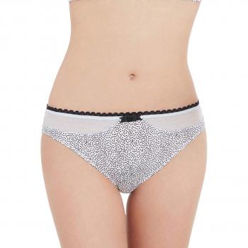 Variance 02810-9A3 Women's Secret Addict Print Ivory Motif Brief Small