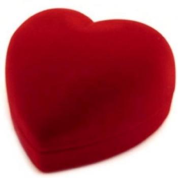 Estuche colgante 'Coeur Volupté'rojo.