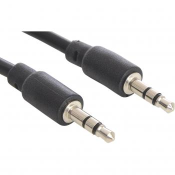 Sandberg Mini M-M - Cables de audio, 5 m, color negro