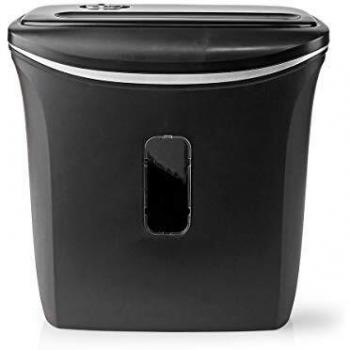 Destructora de Documentos A4 - Corte en Tiras 4x30mm - Capacidad 12 Litros - Seguridad DIN P-4 - 300W - Color Negro