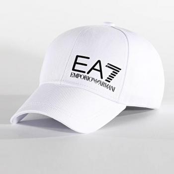 EA7 Gorra de béisbol blanco