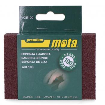 Lija esponja óxido de aluminio grano 100 Axe100 Mota 8435223420519 39485