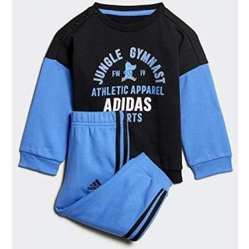 adidas I Graph Jog Ft Chándal, Unisex bebé, Negro/azurea, 86