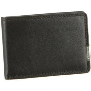 Bodenschatz Kings Nappa 8-652 KN 01 - Monedero de cuero unisex, color negro, talla 10x7x2 cm