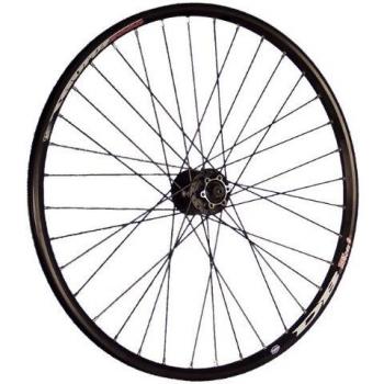 Rueda delantera para bicicleta Taurus 26 pulgadas con buje de freno de disco Shimano HB-M475 en color negro