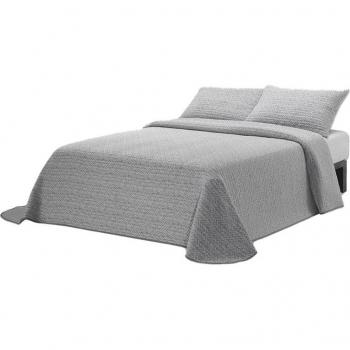 Colcha Jacquard ECOLOGY de Algodón Reciclado, Ligera y Transpirable, Tacto Natural, Primavera/verano, Modelo N16 - Mora Spain
