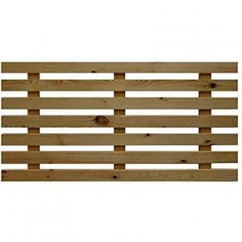 Decowood - Cabecero para Cama 200, BRUMA, Madera de Pino Flandes Envejecido - 200 x 73 cm