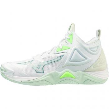 Zapatillas de voleibol Mizuno Wave Momentum 3 Mid Blanco para hombre (talla 45)
