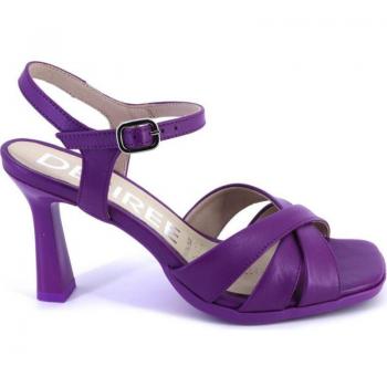 Sandalias de mujer DESIREÉ ALEXA3 morado PIEL tacón 523