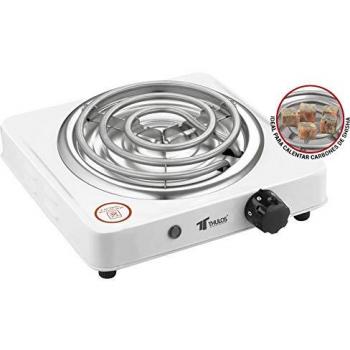 Hornillo Eléctrico Thulos 1000W Blanco Compacto 227x260x80 mm