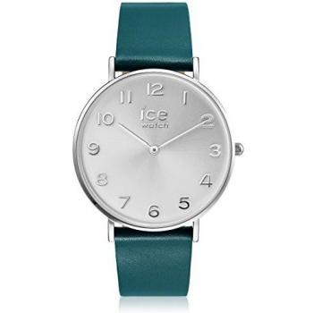 Ice-Watch - CITY tanner Green Silver - Men's wristwatch with leather strap - 001523