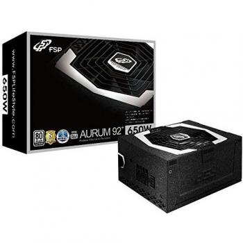 FSP/Fortron AURUM 92+ 650 650W ATX Negro unidad de - Fuente de alimentación