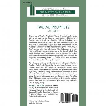 Daily Study Bible Series: Twelve Prophets, Volume 2 - Micah, Nahum, Habakkuk, Zephaniah, Haggai, Zechariah, and Malachi by Peter C. Craigie