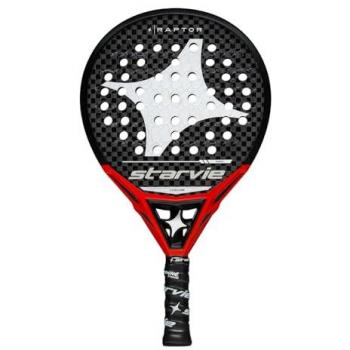 Pala de pádel StarVie Raptor Pro Touch 2025, forma redonda, balance bajo, carbono 3K