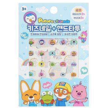 Pororo Kids Nail and Hand Temporary Tattoo - SPR 05