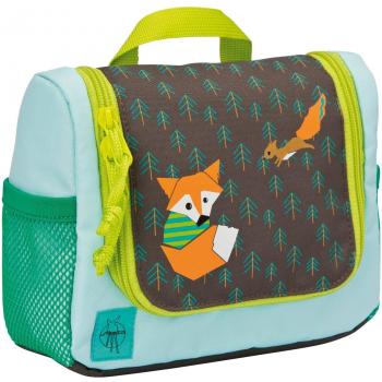 LÄSSIG Little Tree Bolsa de aseo para niños, 20 cm, Fox