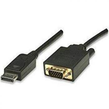Cable Convertidor DisplayPort a VGA 3 m, 1080p
