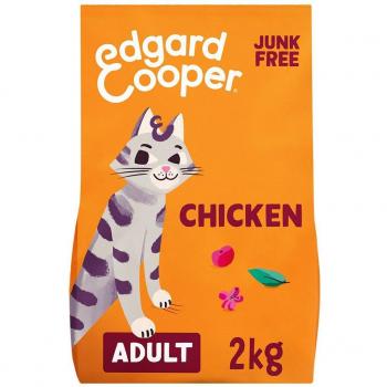 Edgard & Cooper Adult Free-Run Chicken with Blueberry, Sage & Valerian Dry Cat Food 2kg