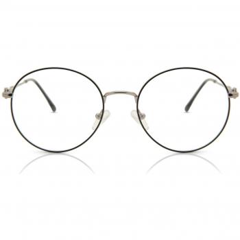 Gafas Anti-Azules Round Montuta completa Metálico Negras Armazones para Hombre - SmartBuy Collection