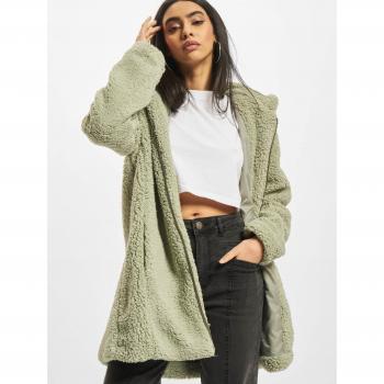 Urban Classics Women's Sherpa Fleece Hoodie Jacket