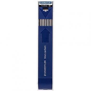 Staedtler Mars Carbon 200 - Pack con 12 Minas de Dibujo HB de 2mm
