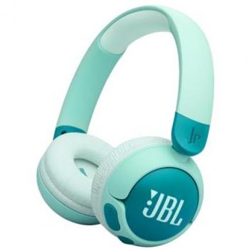 Auriculares Inalámbricos JBL Junior 320BT para Niños, On-Ear, Bluetooth, Sonido Seguro hasta 85 dB, Micrófono, Diseño Plegable, Autonomía de 50h, Verde