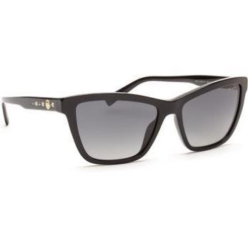 Versace VE4354B Designer Sunglasses - Gradient Black Frame, 55mm Lens