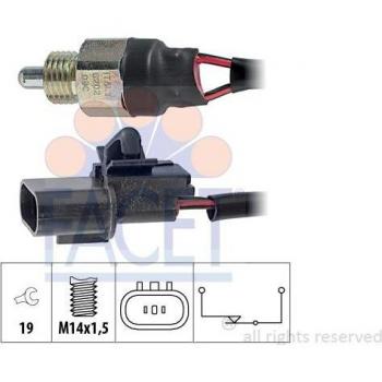 Interruptor de marcha atrás FACET 7.6202, tipo: interruptor, características: diseño compacto, fácil instalación, compatible con vehículos de diversas marcas y modelos, función de encendido/apagado para luces de reversa