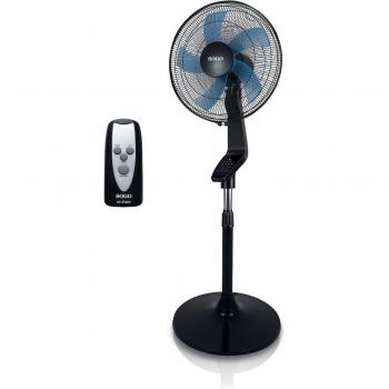 Ventilador de Pie Sogo 40cm 50W Negro, Azul, Plata