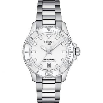 Tissot Seastar 1000 Watch, 36mm, White Dial, Unisex, Model T120.210.11.011.00