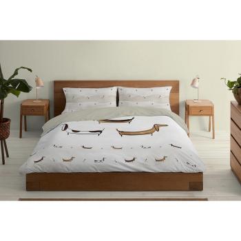 Juego de funda nórdica Alexandra House Living Teckel Multicolor Cama de 150 3 Piezas