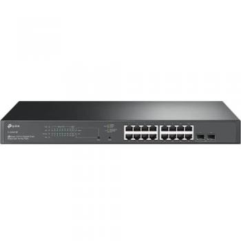 TP-Link JetStream 18-Port Gigabit Smart Managed PoE Switch with 16 PoE+ Ports and Omada SDN Support
