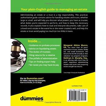 Estate & Trust Administration For Dummies, 2nd Edition