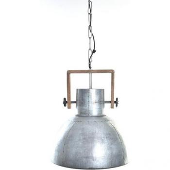 Lámpara de Techo Metal Mango Plateado con Diseño Elegante