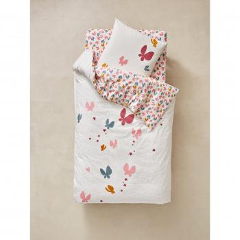 Vertbaudet Conjunto de Funda Nórdica + Funda de Almohada Volar Rosa Estampado 140