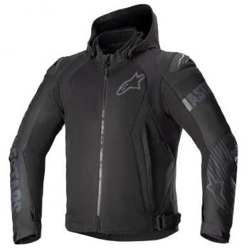 Alpinestars Zaca Air - Chaqueta textil de motocicleta para moto, color negro, talla Large, unisex adulto