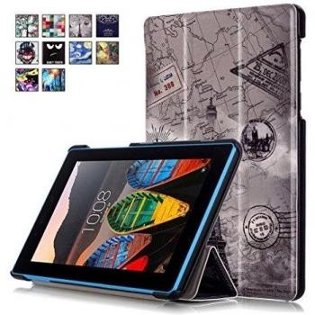 Lenovo TAB3 7 TB3-730F Funda, COLJOY Slim Funda Case Cover con soporte Carcasa para Lenovo TAB3 7
