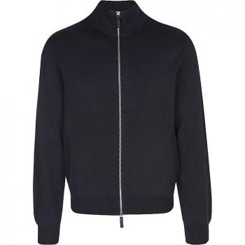 Armani Exchange Men's Navy Cotton Hoodie Cardigan - Size XL