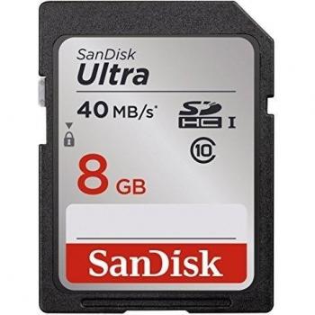 SanDisk Ultra - Tarjeta de memoria SDHC de 8 GB