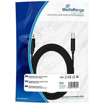 MediaRange MRCS102 - Cable de impresora